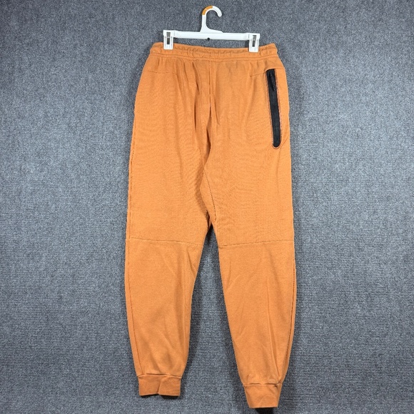 Nike Sportswear Orange Tech Fleece Tapered Joggers Mens Large #1165 - Picture 2 of 10